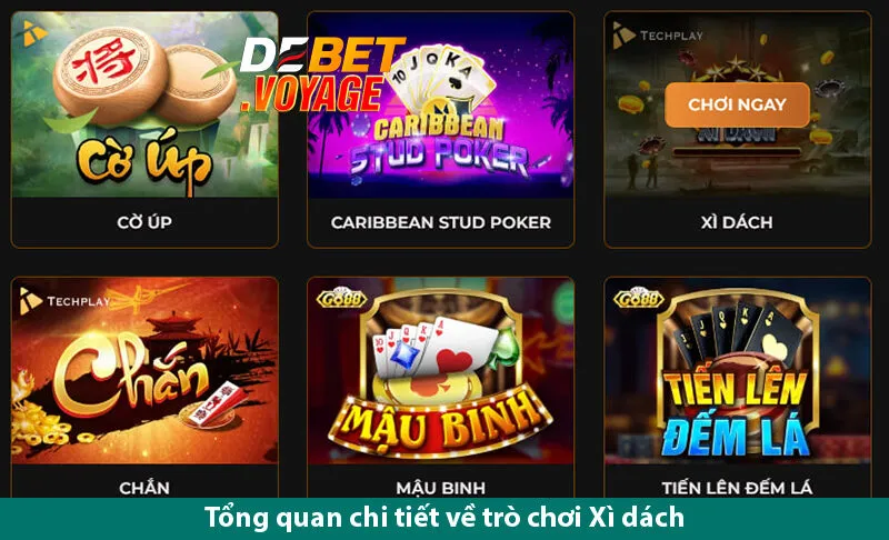 Trò chơi xì dách đơn giản thắng dễ đến bất ngờ tại link vào debet